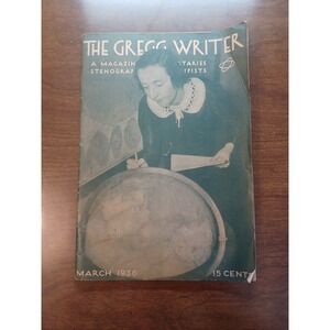 Vintage 1936 The Gregg Writer Stenographer Typists Secretaries